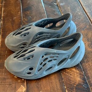 Gray Slip-On Clog Shoes